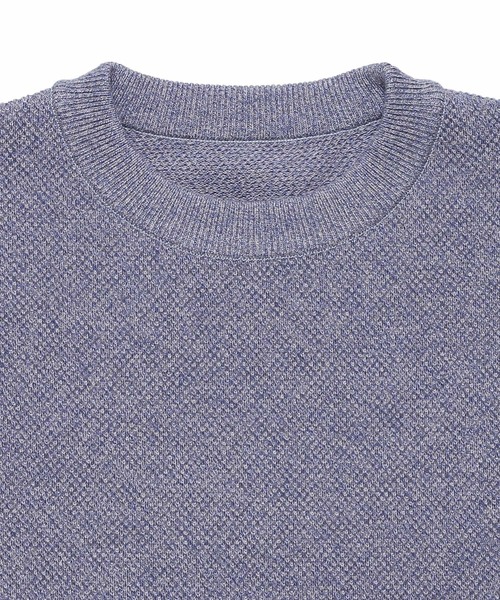 crepuscule(クレプスキュール)の「crepuscule Moss stitch L/S sweat 2103-001(スウェット・メンズ・ベージュ/ブラック/インディゴブルー/グレー/ライトブルー/レッド・SMALL/MEDIUM)」の12枚目の写真