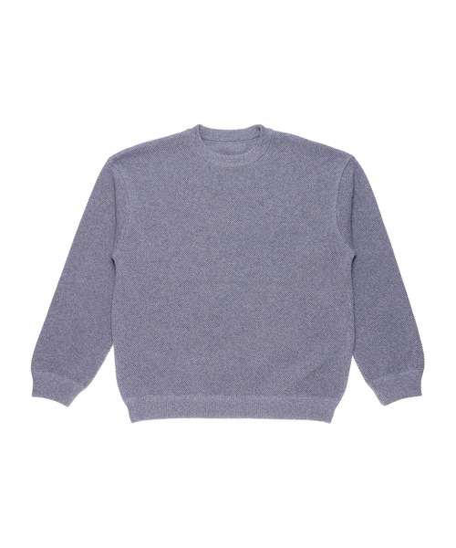 crepuscule(クレプスキュール)の「crepuscule Moss stitch L/S sweat 2103-001(スウェット・メンズ・ベージュ/ブラック/インディゴブルー/グレー/ライトブルー/レッド・SMALL/MEDIUM)」の10枚目の写真