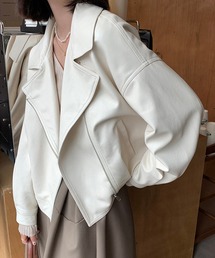 フェイクレザージャケット