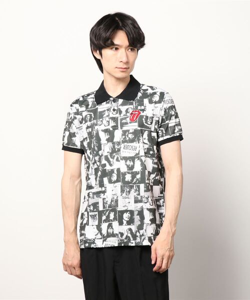RAWLIFE(ロウライフ)の「BACK SPIN!/バックスピン!【TheRollingStones】Exile on Main St.フォトアルバム柄ポロシャツ(ポロシャツ・メンズ・ブラック・MEDIUM/X-LARGE/LARGE)」の9枚目の写真