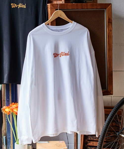 mlt3612-Logo one point stitch Big silhouette Long sleeve Tee Tシャツ（Tシャツ/カットソー）｜UN-FILLED（アンフィルド） 6,545円