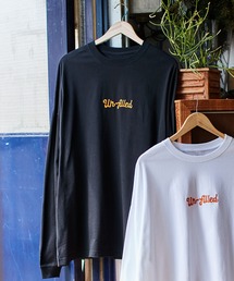 UN-FILLED（アンフィルド）の「mlt3612-Logo one point stitch Big silhouette Long sleeve Tee Tシャツ（Tシャツ/カットソー）」