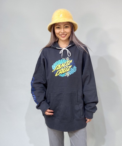 ムラサキスポーツ by 光永(ムラサキスポーツバイヒナタ)の「【ZOZOタウン限定アイテム】SANTACRUZ/サンタクルーズ × 光永(ひなた)監修アイテム ビッグシルエット ロゴパーカー 502213343(パーカー・レディース・ホワイト/ブラック/グレー/オレンジ・M/L/XL)」の18枚目の写真