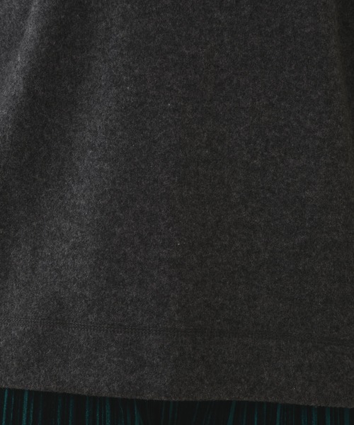 margaux(マルゴー)の「【KATHARINE ROSS】margaux フリースモックネックプルオーバー(ニット/セーター・レディース・チャコールグレー/ベージュ・MEDIUM)」の15枚目の写真