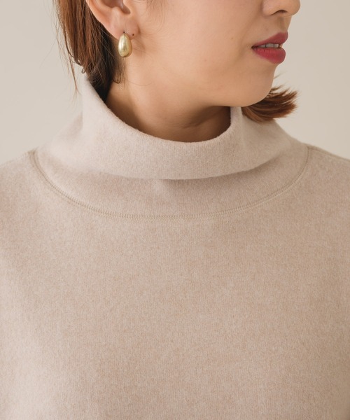 margaux(マルゴー)の「【KATHARINE ROSS】margaux フリースモックネックプルオーバー(ニット/セーター・レディース・チャコールグレー/ベージュ・MEDIUM)」の16枚目の写真