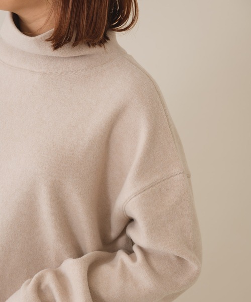 margaux(マルゴー)の「【KATHARINE ROSS】margaux フリースモックネックプルオーバー(ニット/セーター・レディース・チャコールグレー/ベージュ・MEDIUM)」の19枚目の写真