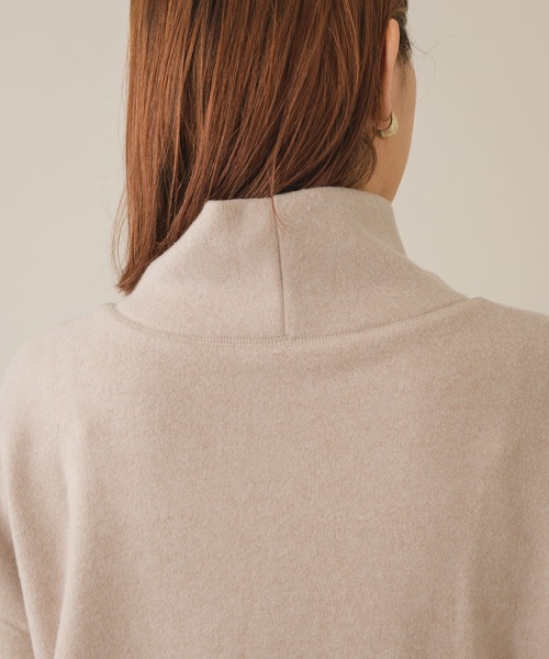 margaux(マルゴー)の「【KATHARINE ROSS】margaux フリースモックネックプルオーバー(ニット/セーター・レディース・チャコールグレー/ベージュ・MEDIUM)」の14枚目の写真