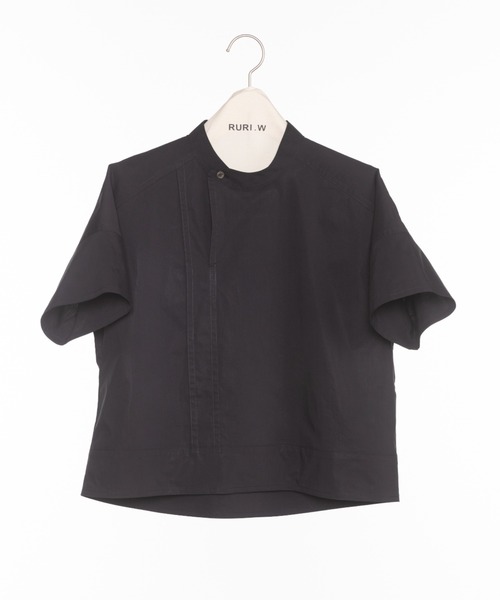 RURI.W（ルリ）の「【RURI.W】SIDEWAY COLLAR BLOUSE（シャツ/ブラウス・レディース・ホワイト/ブラック・FREE）」の11枚目の写真