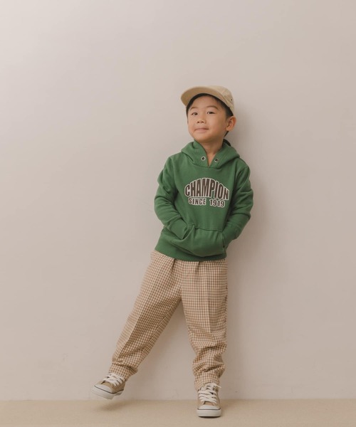 Champion（チャンピオン）の「Champion×DOORS ロゴプリントフーディ(KIDS)（パーカー・キッズ・グリーン/グレー系その他・120/105/135）」の16枚目の写真