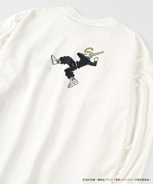 DISCUS（ディスカス）の「【東京リベンジャーズ】 DISCUS/ディスカス コラボ プリント長袖Tシャツ/ ロンT/ ビッグシルエット（Tシャツ/カットソー・レディース・ホワイト/ブラック/ホワイト系その他/ブラック系その他/ホワイト系その他2/ホワイト系その他3/ブラック系その他2/ブラック系その他3・M/L）」の4枚目の写真