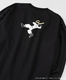 【東京リベンジャーズ】 DISCUS/ディスカス コラボ プリント長袖Tシャツ/ ロンT/ ビッグシルエット