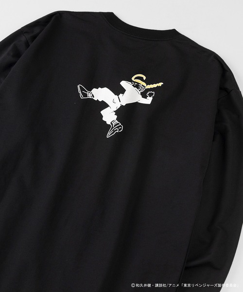 DISCUS（ディスカス）の「【東京リベンジャーズ】 DISCUS/ディスカス コラボ プリント長袖Tシャツ/ ロンT/ ビッグシルエット（Tシャツ/カットソー・レディース・ホワイト/ブラック/ホワイト系その他/ブラック系その他/ホワイト系その他2/ホワイト系その他3/ブラック系その他2/ブラック系その他3・M/L）」の8枚目の写真