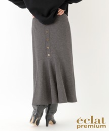 VERMEIL par iena | 【eclat × VERMEIL par iena】後ろペプラムスカート◆(スカート)