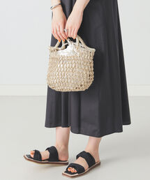 BEAMS LIGHTS | NESS CRAFT / ライニング付きバッグ(かごバッグ)