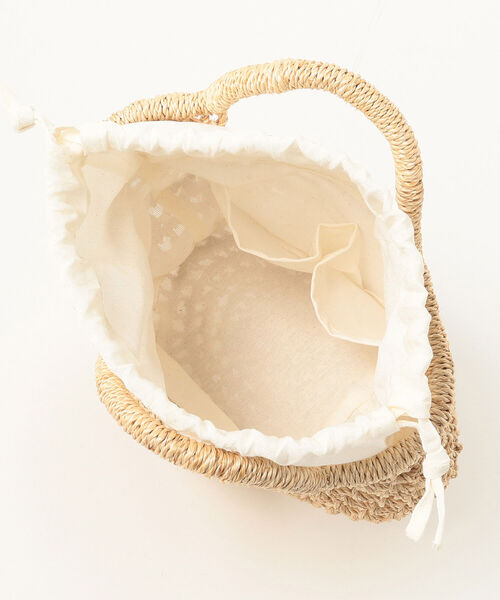 BEAMS LIGHTS（ビームスライツ）の「NESS CRAFT / ライニング付きバッグ（かごバッグ・レディース・ブラウン系その他2・ONE SIZE）」の10枚目の写真