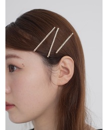 JUMELLE | ラインストーンヘアピン(ヘアピン)