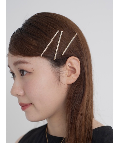 ラインストーンヘアピン（ヘアピン）｜jumelle（ジュメロ）の