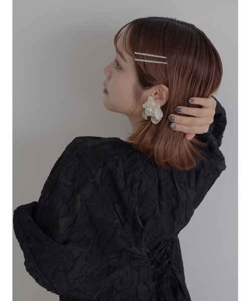 送料無料 ギフト ラインストーンヘアピン（ヘアピン）｜jumelle（ジュメロ）の ヘアアクセサリー