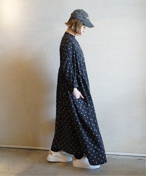 美品 ジャーナルスタンダード ラックス デシンランダムドットフレアーワンピース 追加》ドット ティアードワンピース（ワンピース）｜journal