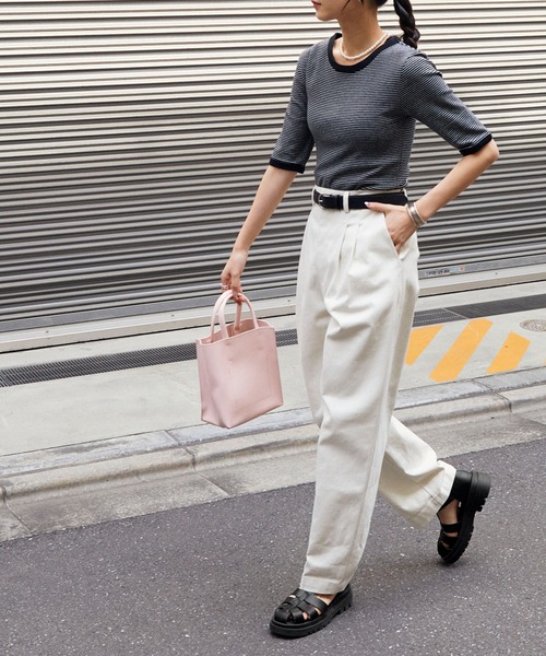 forksy.(フォルクシー)の「【forksy.】トラックソール厚底グルカサンダル(サンダル・レディース・ブラック/ホワイト・39/37/36/38)」の19枚目の写真