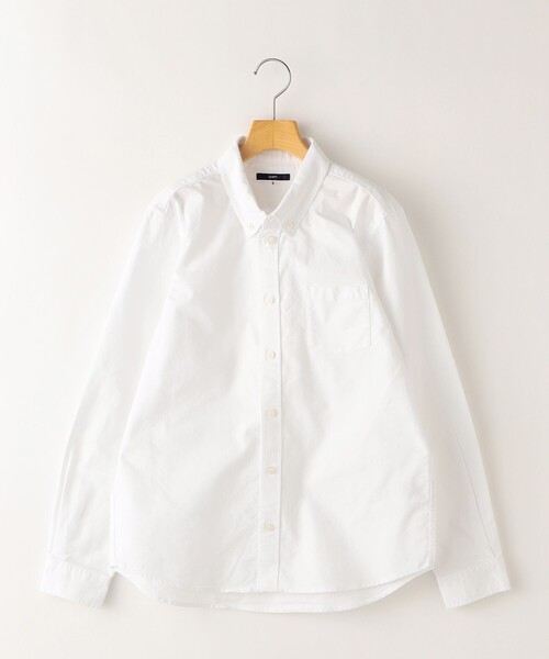 SHIPS(シップス)の「SHIPS KIDS:オックスフォード ボタンダウン シャツ(145~160cm)(シャツ/ブラウス・キッズ・ライトブルー/ホワイト・S/145/M/160)」の2枚目の写真
