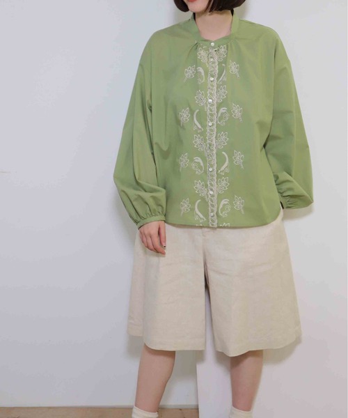 haupia（ハウピア）の「ネコとまたたび（シャツ/ブラウス）」 - WEAR