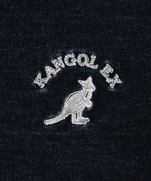 KANGOL EXTRA COMFORT(カンゴールエクストラコンフォート)の「【KANGOL EXTRA COMFORT(カンゴール エクストラコンフォート)】ロゴ刺繍 ノーカラー デニムブルゾンジャケット(ブルゾン・レディース・ブラック/サックスブルー/インディゴブルー・LL/M/L)」の17枚目の写真