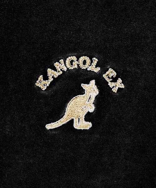 KANGOL EXTRA COMFORT(カンゴールエクストラコンフォート)の「【KANGOL EXTRA COMFORT(カンゴール エクストラコンフォート)】ロゴ刺繍 ノーカラー デニムブルゾンジャケット(ブルゾン・レディース・ブラック/サックスブルー/インディゴブルー・LL/M/L)」の11枚目の写真