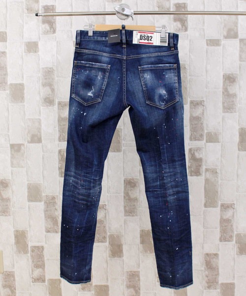DSQUARED2(ディースクエアード)の「DSQ2 ダメージ&リペアボタンフライデニムパンツ COOL GUY JEANS(デニムパンツ・メンズ・ブルー・46)」の6枚目の写真