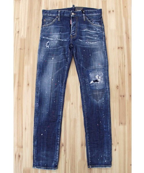 DSQUARED2(ディースクエアード)の「DSQ2 ダメージ&リペアボタンフライデニムパンツ COOL GUY JEANS(デニムパンツ・メンズ・ブルー・46)」の7枚目の写真
