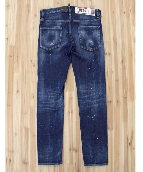 DSQUARED2(ディースクエアード)の「DSQ2 ダメージ&リペアボタンフライデニムパンツ COOL GUY JEANS(デニムパンツ・メンズ・ブルー・46)」の8枚目の写真