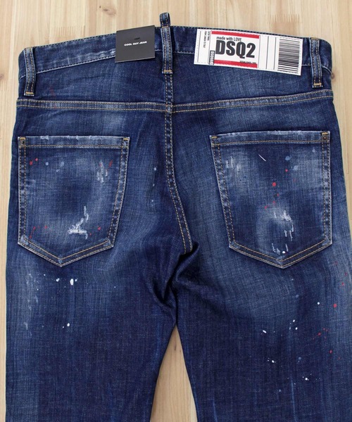 DSQUARED2(ディースクエアード)の「DSQ2 ダメージ&リペアボタンフライデニムパンツ COOL GUY JEANS(デニムパンツ・メンズ・ブルー・46)」の21枚目の写真