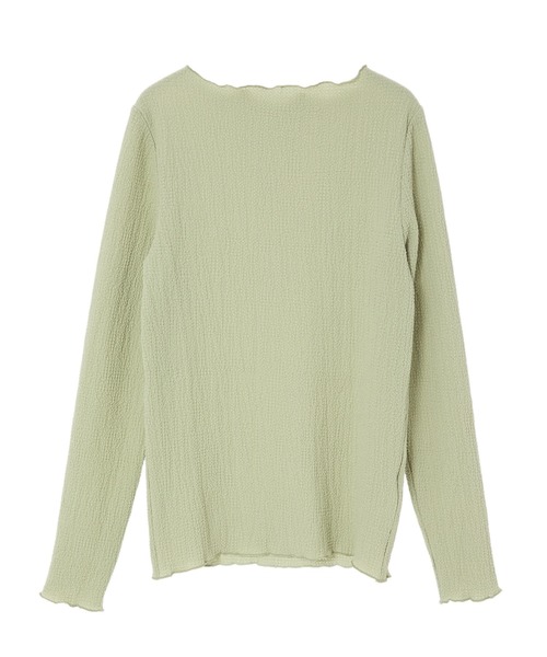fifth（フィフス）の「クラッシュジャガードプルオーバー（Tシャツ/カットソー・レディース・グリーン/オフホワイト・MEDIUM）」の3枚目の写真