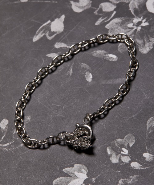 rehacer(レアセル)の「rehacer : Rose Anchor Chain Bracelet Made in Japan / ローズアンカーチェーン ブレスレット メイドインジャパン(ブレスレット・メンズ・ゴールド系その他/シルバー系その他・FREE)」の2枚目の写真