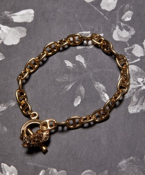 rehacer(レアセル)の「rehacer : Rose Anchor Chain Bracelet Made in Japan / ローズアンカーチェーン ブレスレット メイドインジャパン(ブレスレット・メンズ・ゴールド系その他/シルバー系その他・FREE)」の4枚目の写真