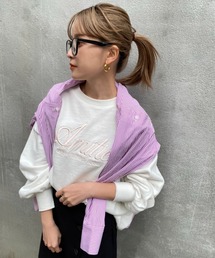 one after another NICE CLAUP | ビックシルエットロゴ刺繍スウェット(スウェット)