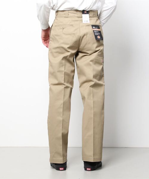 【Dickies　ディッキーズ】ダブルニーワークパンツ／センタープレス
