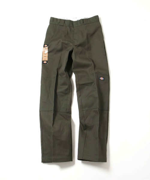 【Dickies　ディッキーズ】ダブルニーワークパンツ／センタープレス