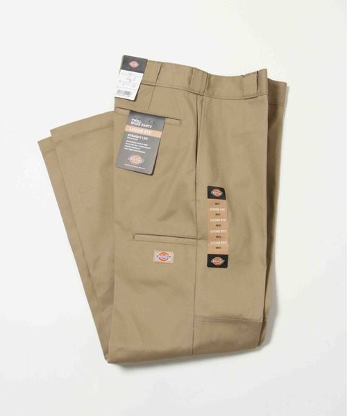 【Dickies　ディッキーズ】ダブルニーワークパンツ／センタープレス