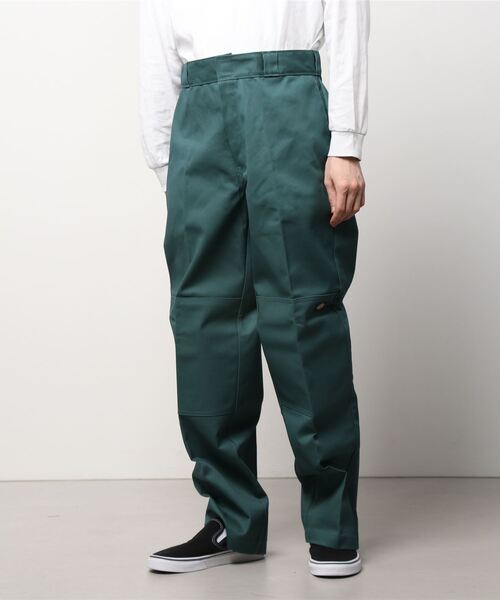 【Dickies　ディッキーズ】ダブルニーワークパンツ／センタープレス