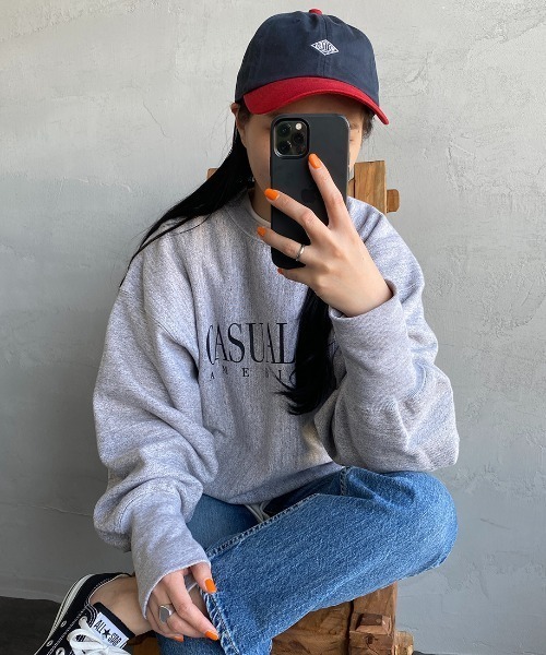 DANTON（ダントン）の「[DANTON/ダントン] 6パネル チノクロスバイカラーキャップ（キャップ・レディース・ネイビー/カーキ/アイボリー・F）」の3枚目の写真