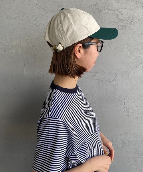 DANTON（ダントン）の「[DANTON/ダントン] 6パネル チノクロスバイカラーキャップ（キャップ・レディース・ネイビー/カーキ/アイボリー・F）」の14枚目の写真