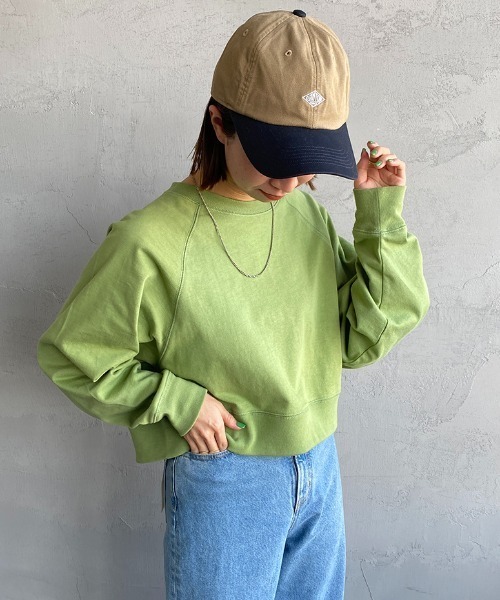 DANTON（ダントン）の「[DANTON/ダントン] 6パネル チノクロスバイカラーキャップ（キャップ・レディース・ネイビー/カーキ/アイボリー・F）」の16枚目の写真