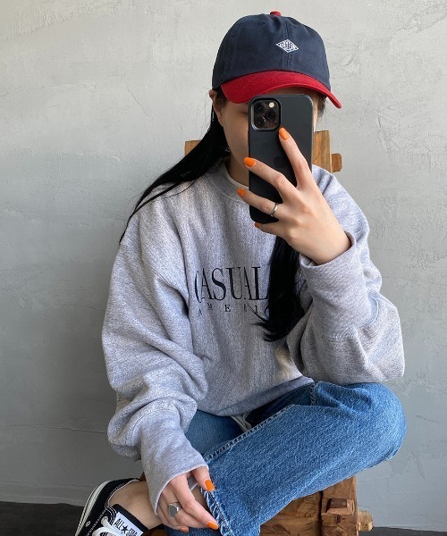 DANTON（ダントン）の「[DANTON/ダントン] 6パネル チノクロスバイカラーキャップ（キャップ・レディース・ネイビー/カーキ/アイボリー・F）」の20枚目の写真