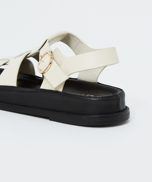 MOHI（モヒ）の「【MOHI】 グルカサンダル（サンダル・レディース・オフホワイト/ブラック・38/39/35/36/37）」の7枚目の写真