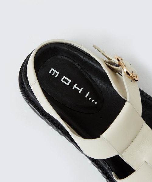 MOHI（モヒ）の「【MOHI】 グルカサンダル（サンダル・レディース・オフホワイト/ブラック・38/39/35/36/37）」の10枚目の写真