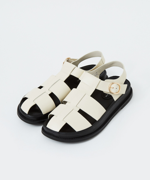 MOHI（モヒ）の「【MOHI】 グルカサンダル（サンダル・レディース・オフホワイト/ブラック・38/39/35/36/37）」の16枚目の写真