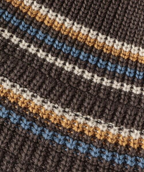 RACAL（ラカル）の「＜Racal（ラカル）＞ MULTI/B KNIT HAT/ハット（ハット・メンズ・ブラック/ダークグレー・FREE）」の3枚目の写真