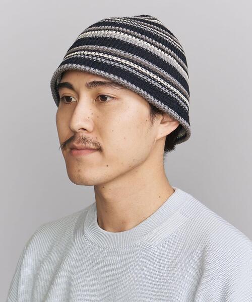 RACAL（ラカル）の「＜Racal（ラカル）＞ MULTI/B KNIT HAT/ハット（ハット・メンズ・ブラック/ダークグレー・FREE）」の6枚目の写真