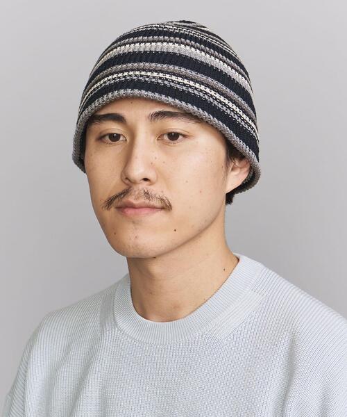 RACAL（ラカル）の「＜Racal（ラカル）＞ MULTI/B KNIT HAT/ハット（ハット・メンズ・ブラック/ダークグレー・FREE）」の7枚目の写真